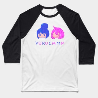 Yurucamp Laid-back Camp - Shimarin & Nadeshiko Baseball T-Shirt